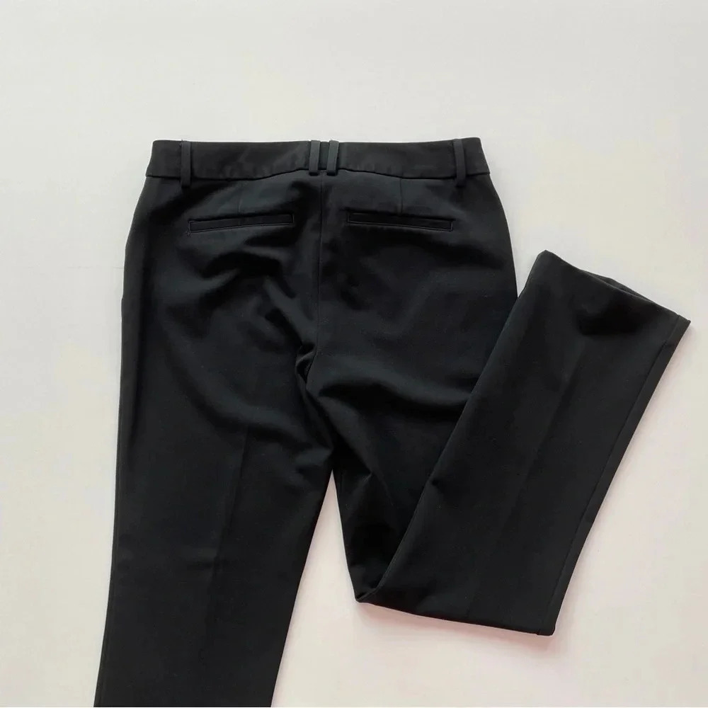 Express Columnist Stretch Ankle Mid Rise Size 2S Black Pants - Picture 6 of 10